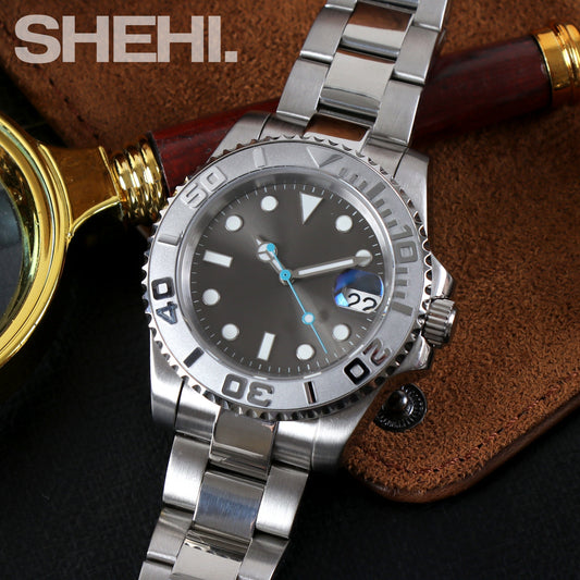 Custom Seiko YachtMaster Rhodium